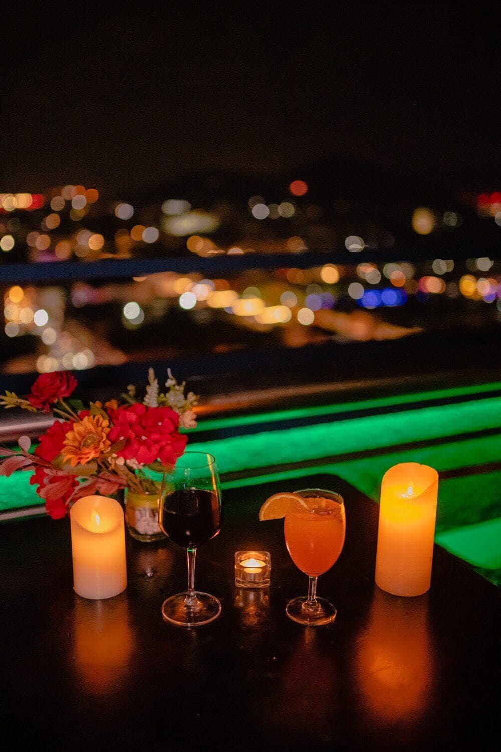 The custom cocktail created for the celebration